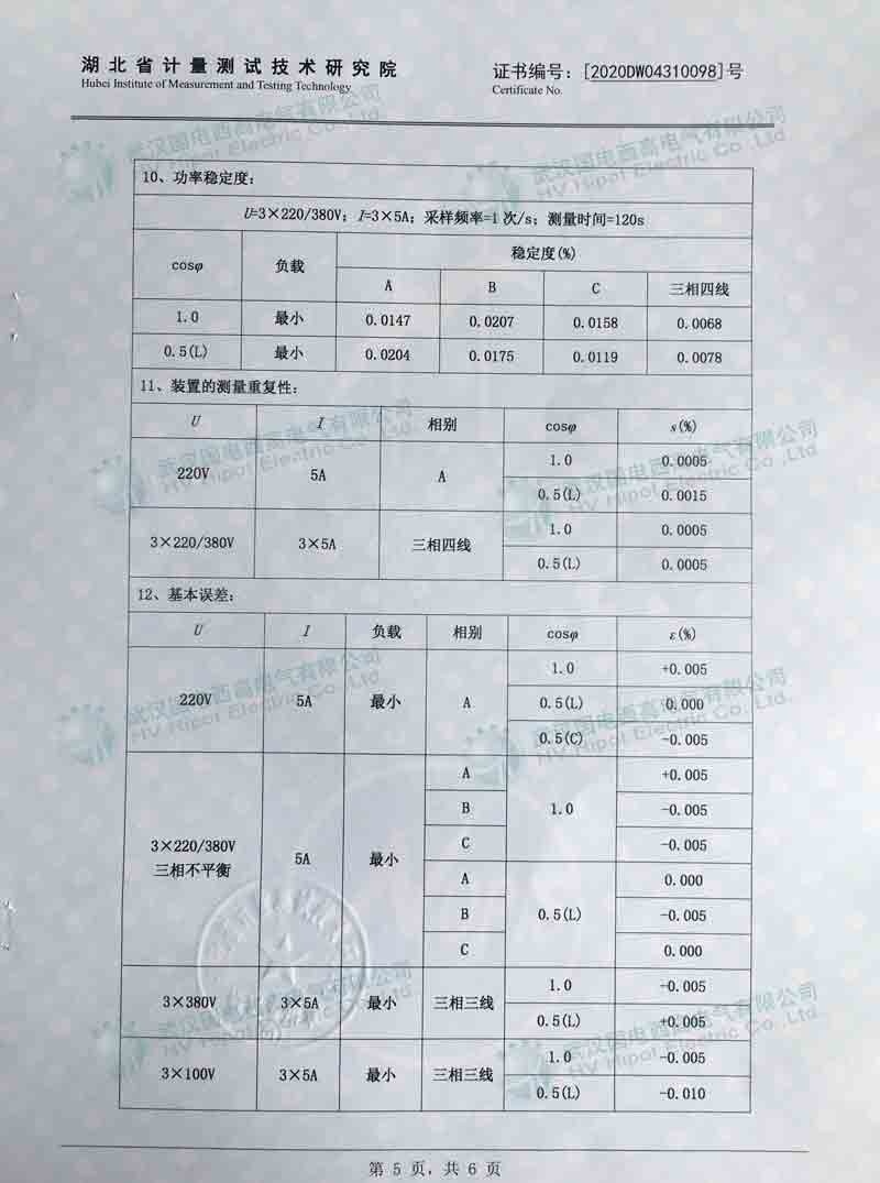 三相多功能電能表檢驗(yàn)裝置